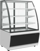Витрина кондитерская Carboma K70 VV 0,9-1 Standard 9006-9005 (ВХСв - 0,9д Люкс Техно)