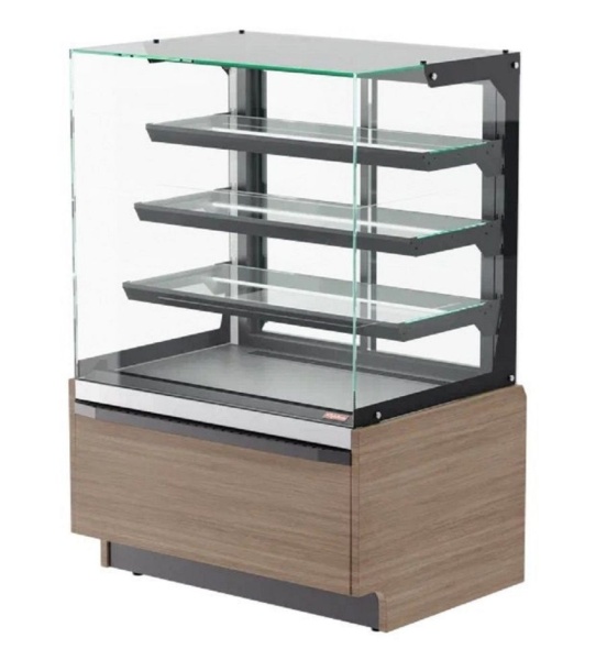 Витрина кондитерская холодильная закрытая (3 полки) RKC21A Сириус 940x750x1445мм