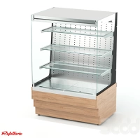 Витрина кондитерская холодильная открытая пристенная (3 полки) RKC22A PO Crystal 1250x700x1455мм